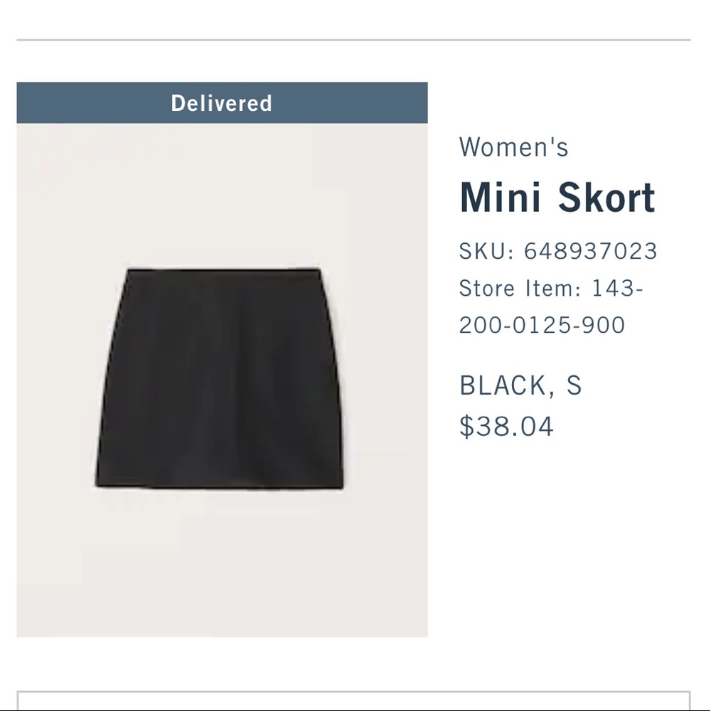 Abercrombie Mini Skort